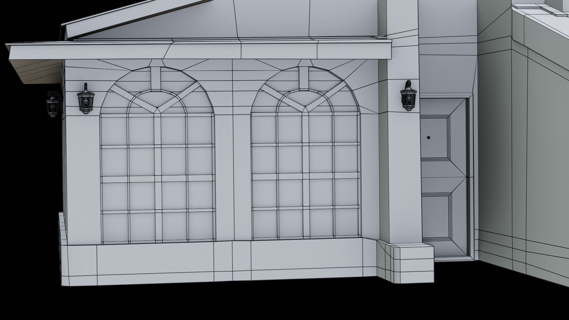 House Low-poly 3D model_15