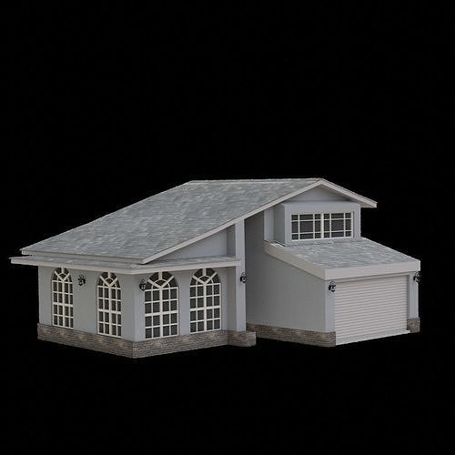 House Low-poly 3D model