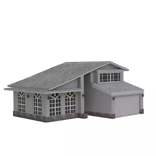House Low-poly 3D model