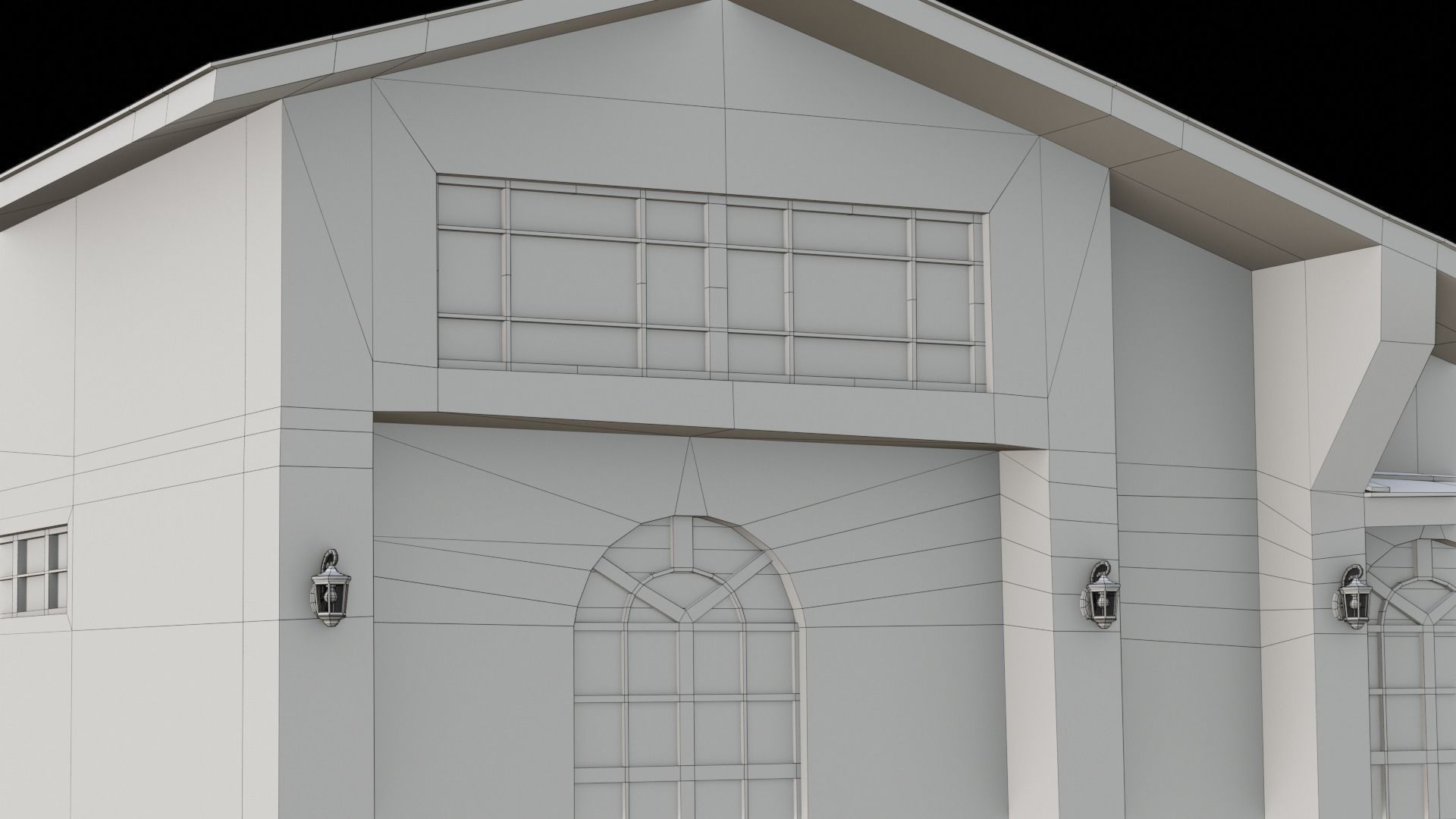 House Low-poly 3D model_19