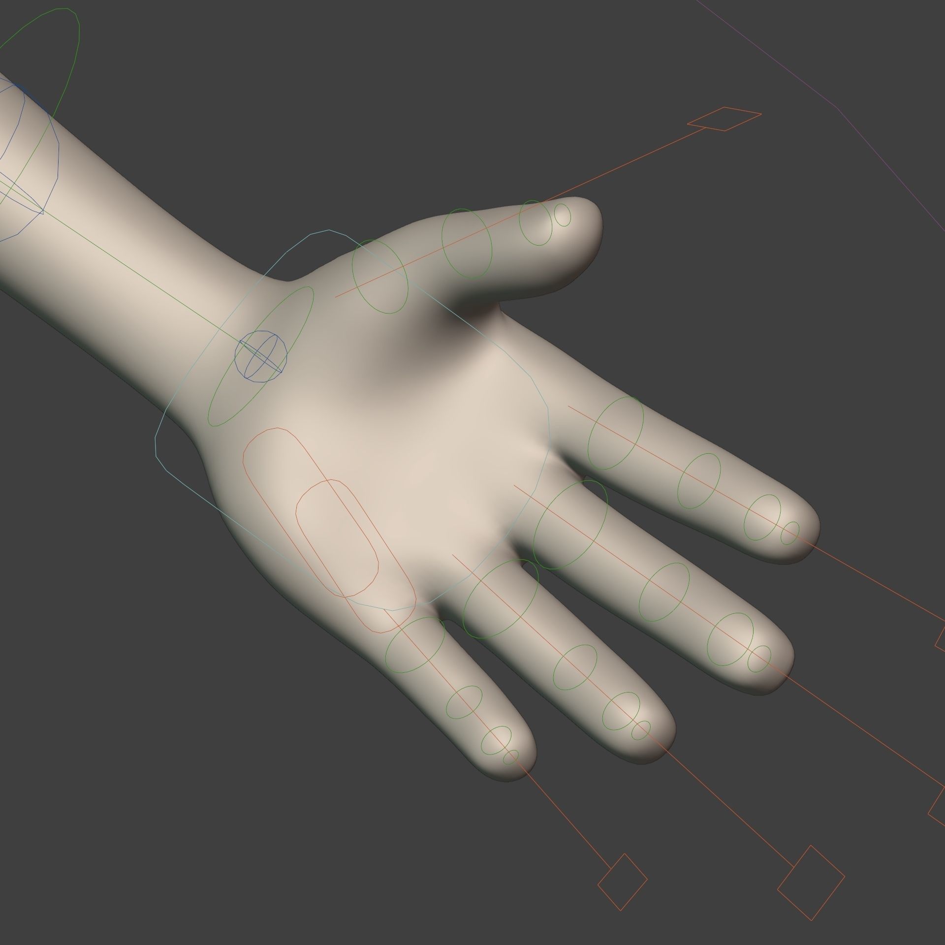  Stickman -- Cartoon Man with High Quality IK and FK Rig Low-poly 3D model_32