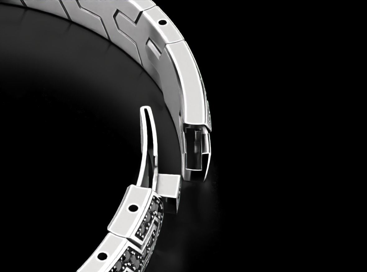 Handsome stylish bracelet for men 569 3D print model_15