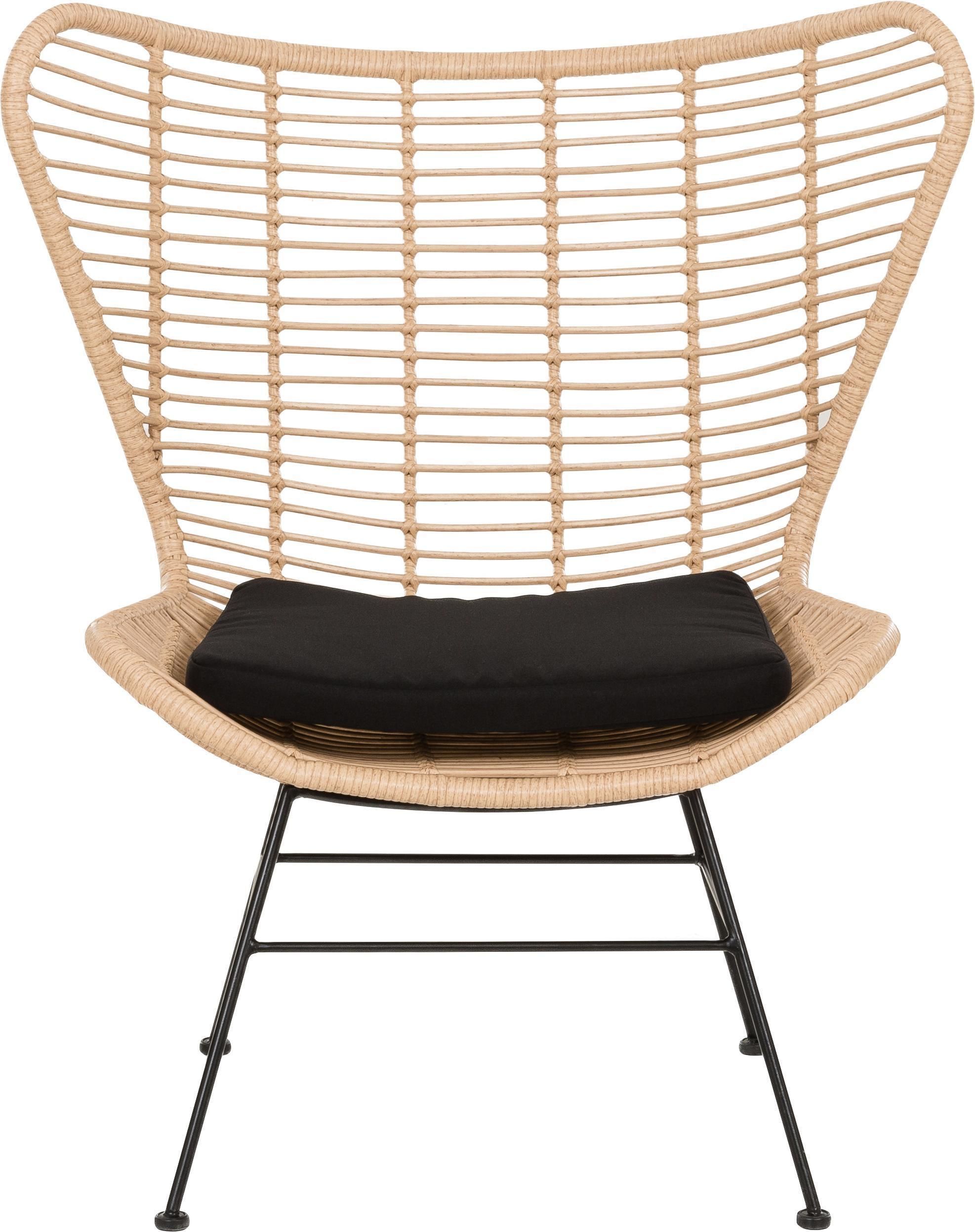 Ohrensessel Costa mit Polyrattan 3D model_8
