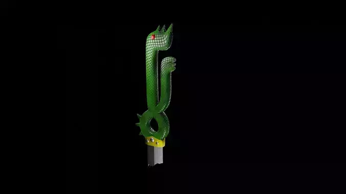 dragon handler seven deadly sins  Low-poly 3D model