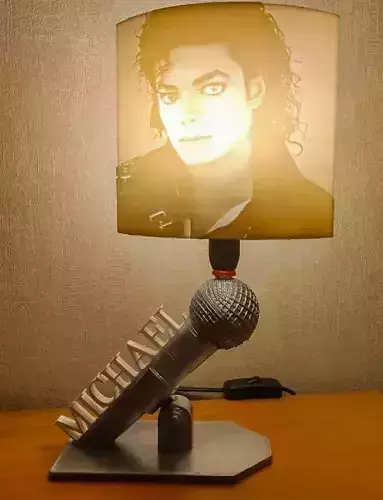Lampe Michael Jackson 3d print 