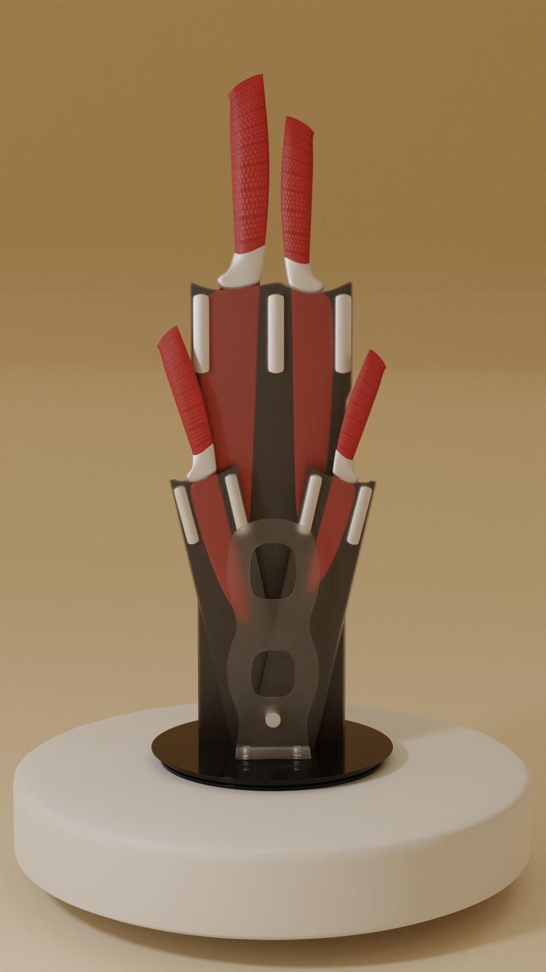 Kitchen Knives 3D model_1