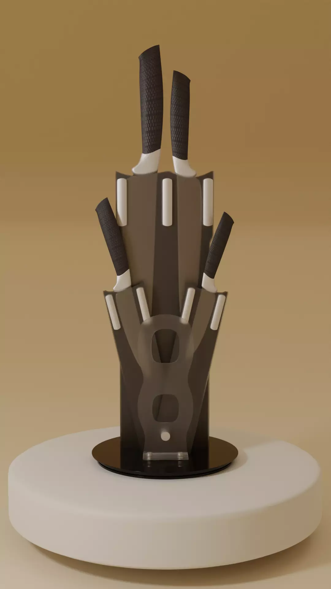 Kitchen Knives 3D model_0