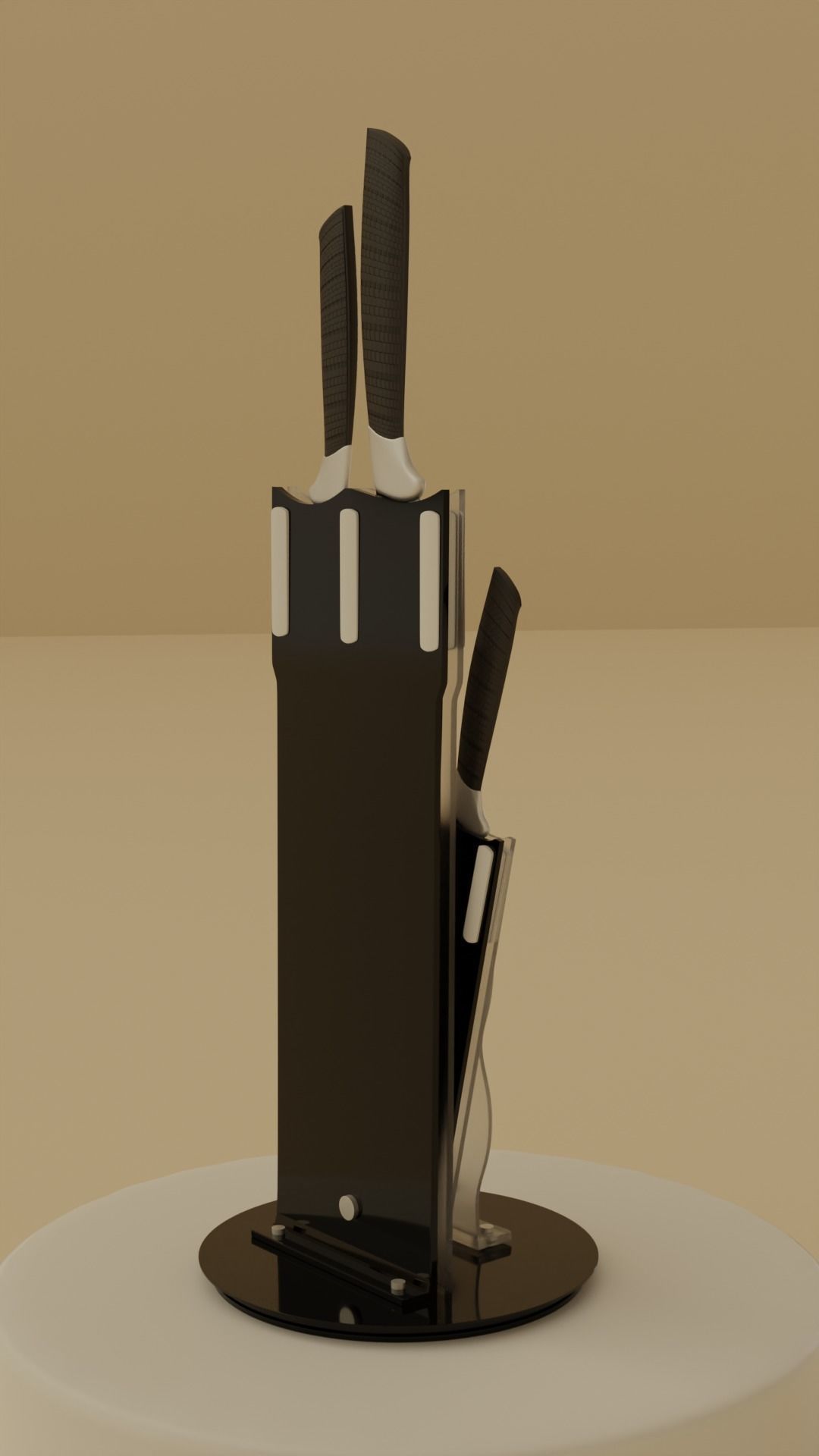 Kitchen Knives 3D model_5