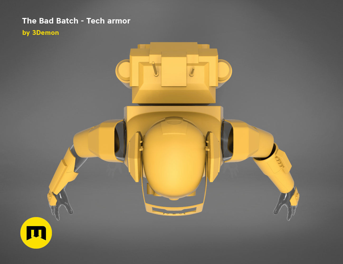 The Bad Batch Tech armor 3D print model_22