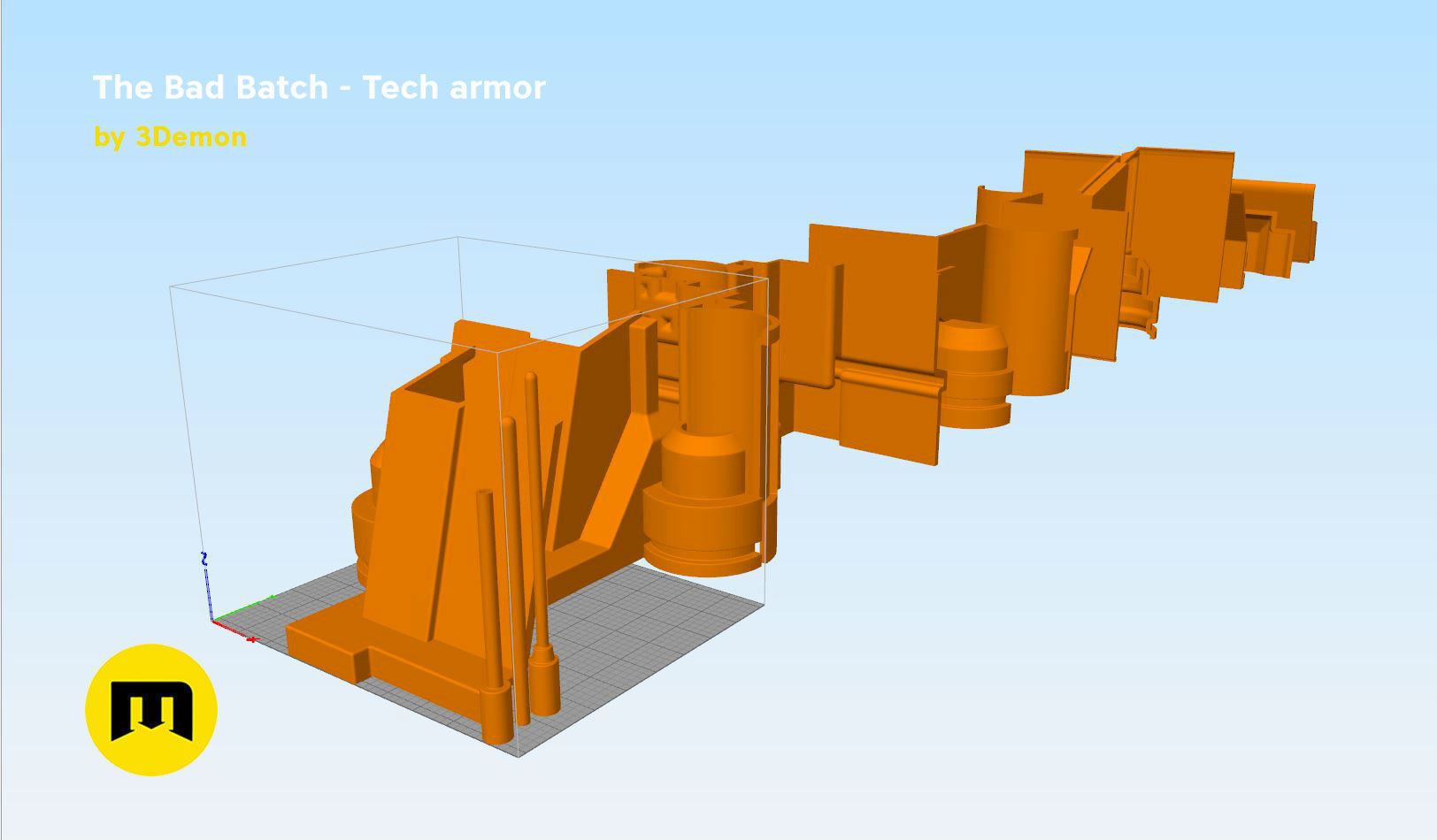 The Bad Batch Tech armor 3D print model_13