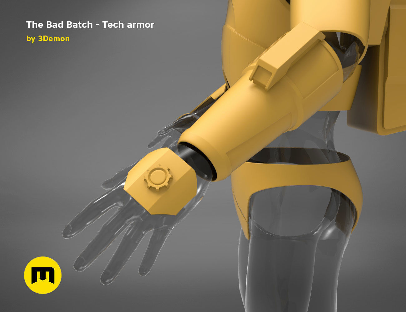 The Bad Batch Tech armor 3D print model_20