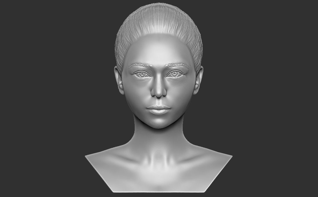 Beautiful women busts for 3D printing 3D Model Collection_18