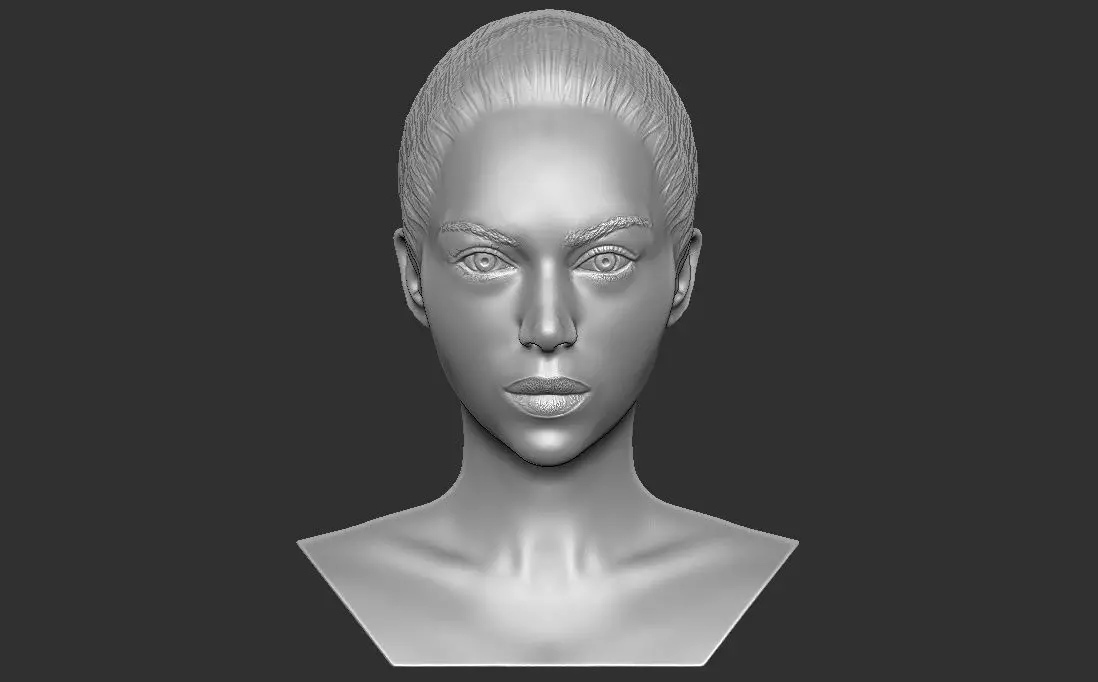 Beautiful women busts for 3D printing 3D Model Collection_0