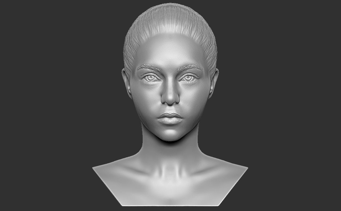 Beautiful women busts for 3D printing 3D Model Collection_14