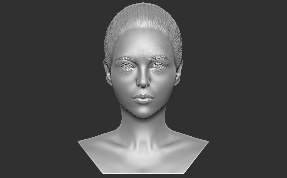 Beautiful women busts for 3D printing 3D Model Collection_16