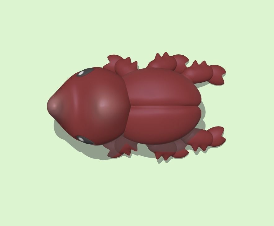 Cute Beetle 3D print model_3