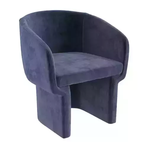 Burke decor Clementine Dining Chair 3D model