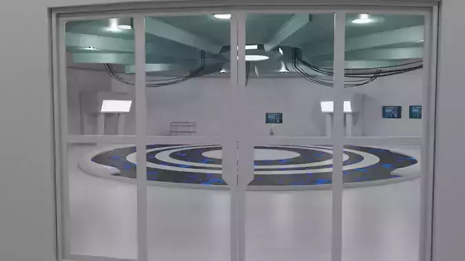 scifi room 3D model