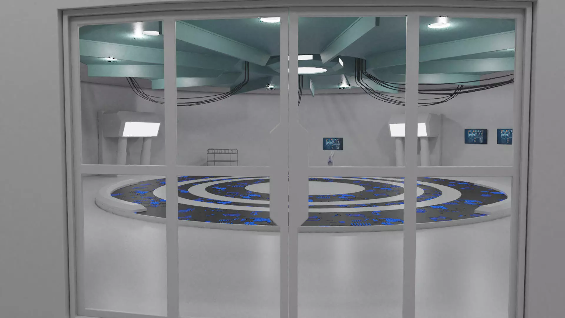 scifi room 3D model