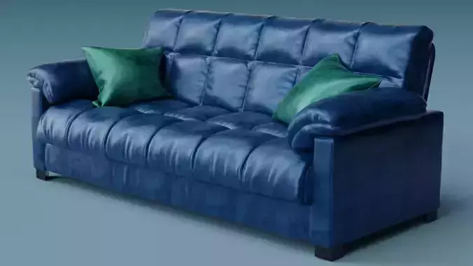 Upholstered Sofa 3D model