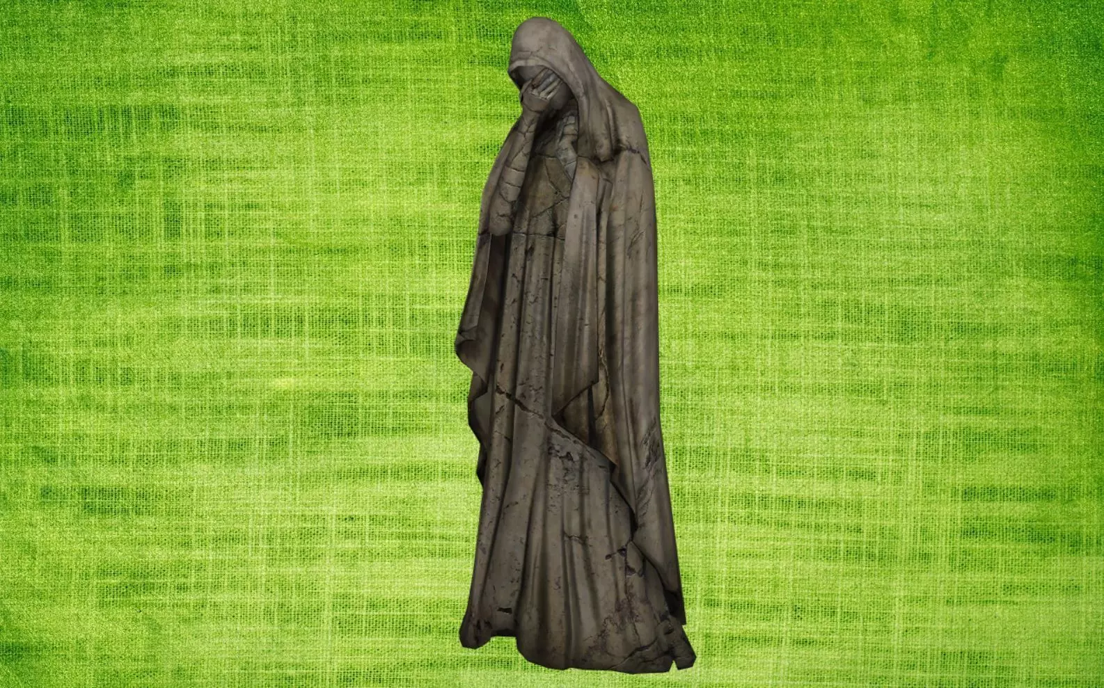 Architecture element 02 - Crying Mary Low-poly 3D model