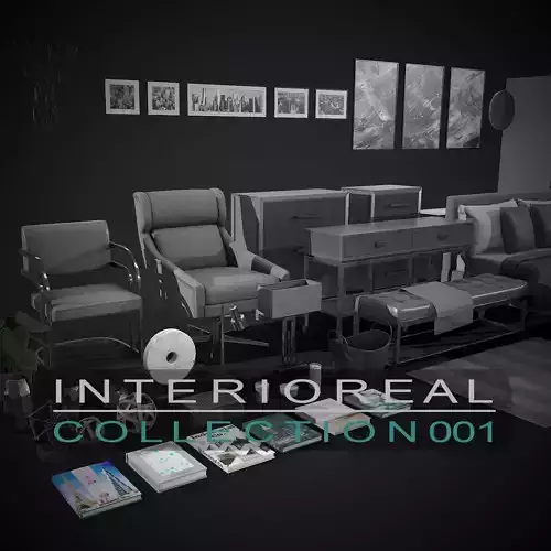 Furniture Asset Pack - Interioreal Collection 001 - 