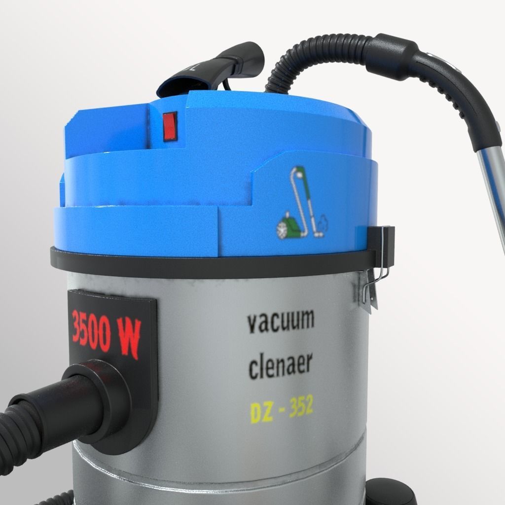 vacuum cleaner 3D model_3