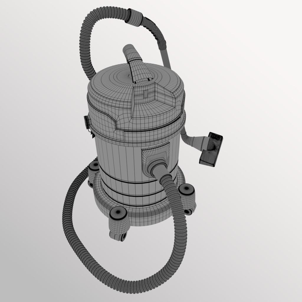 vacuum cleaner 3D model_2