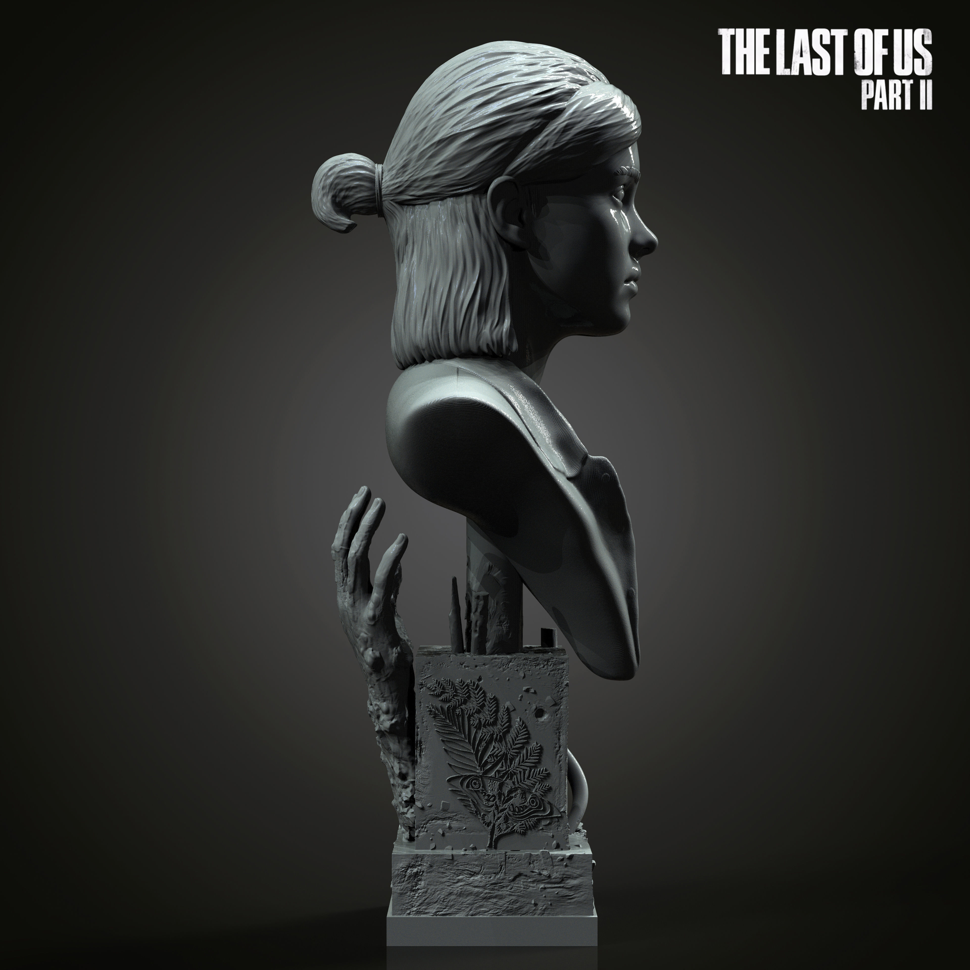 Ellie bust from The Last Of Us Part II  3D print model_5