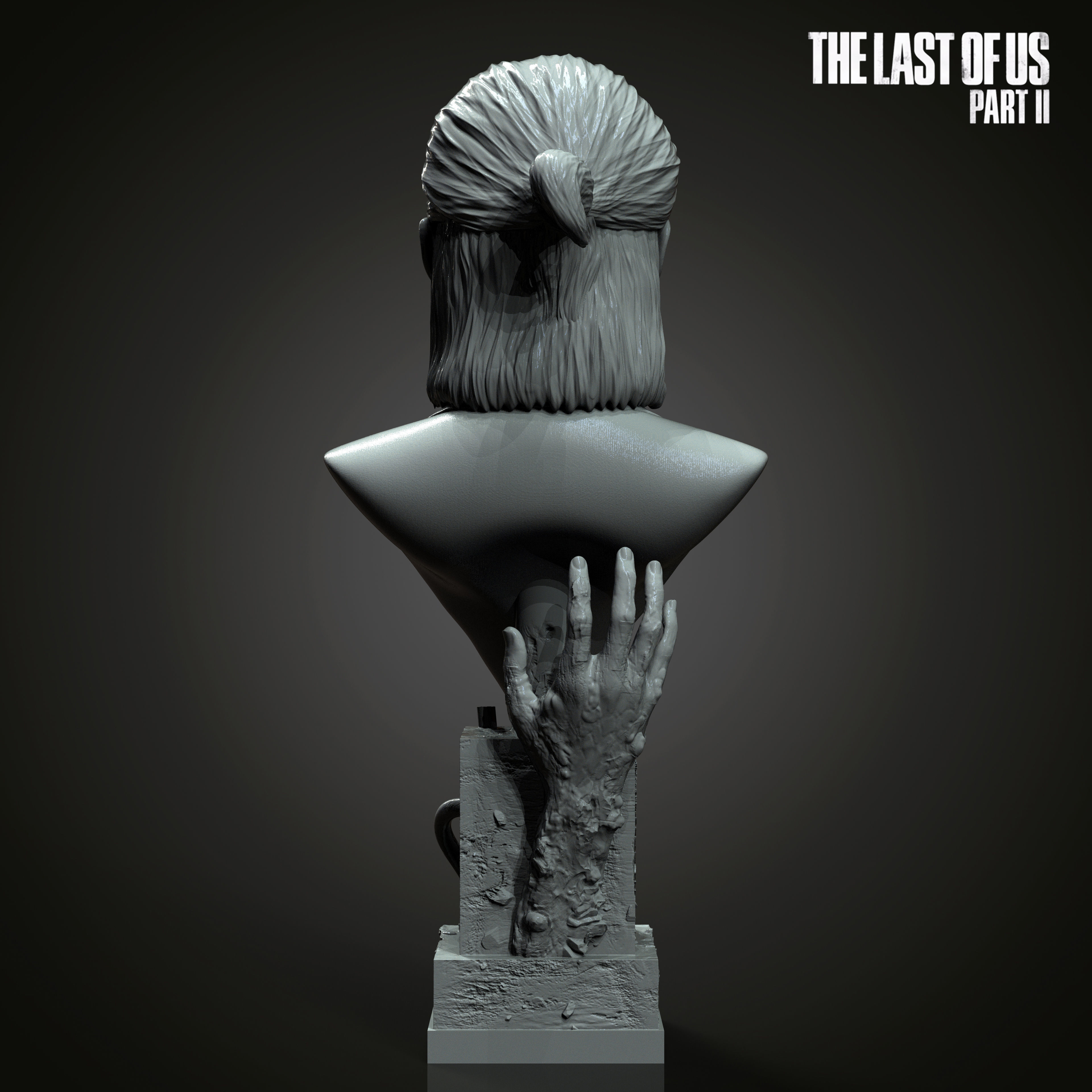 Ellie bust from The Last Of Us Part II  3D print model_6