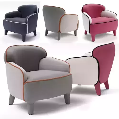 Polpetta chair 3D model