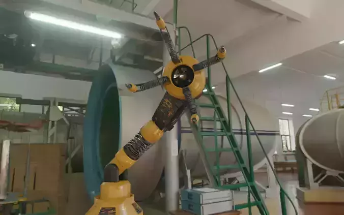 ROBOT ARM Free low-poly 3D model