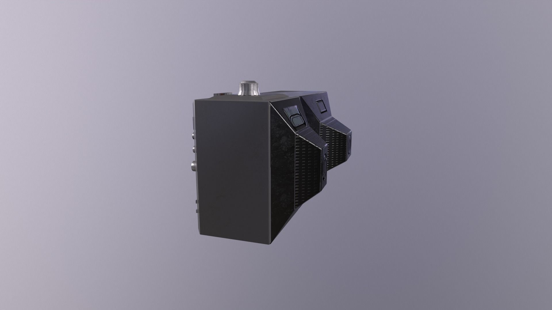 Retro Multi TV  3D model_6