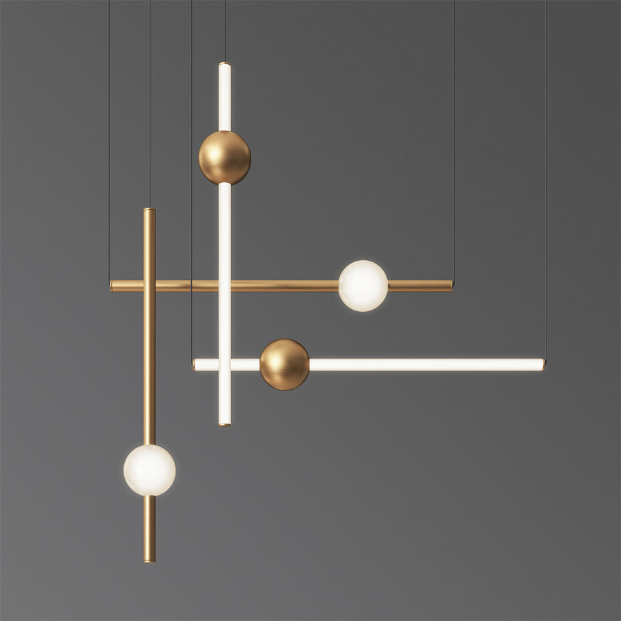 Orion Tubelight Lee Broom 3D model_1