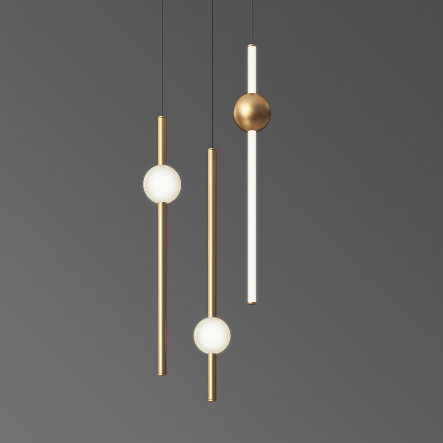 Orion Tubelight Lee Broom 3D model_2