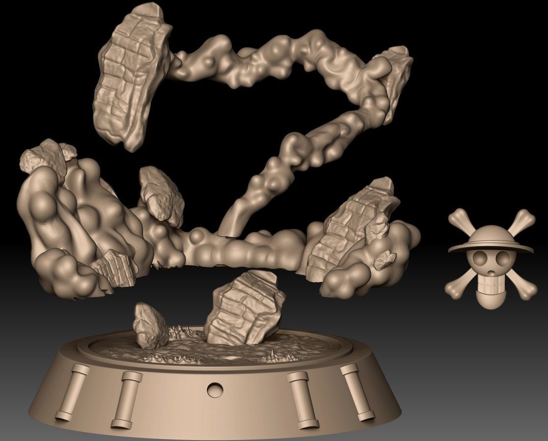 Luffy from One Piece 3D print model_2