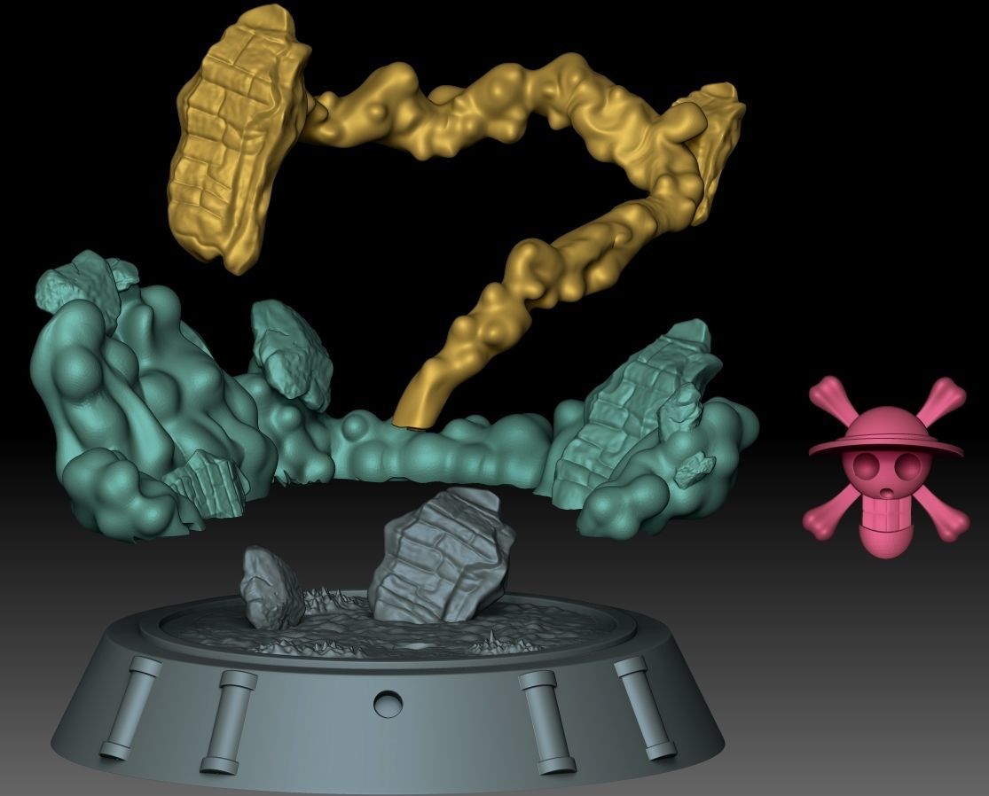 Luffy from One Piece 3D print model_5