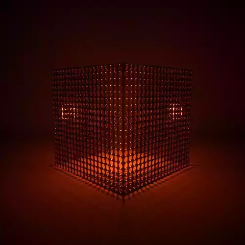 Abstract Geometric Cube 3D model