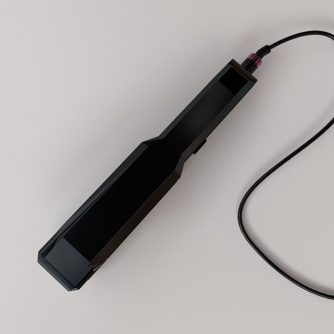 Hair Straightener 3D model_1
