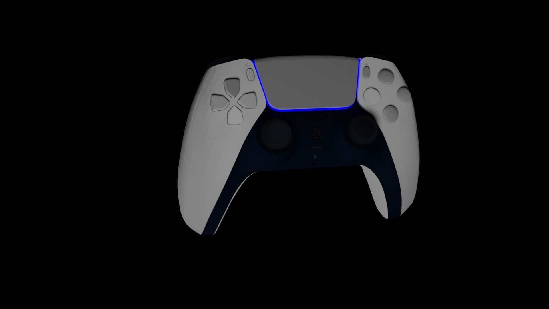 DualSense Controller Playstation 5 3D model Low-poly 3D model 3D model_5