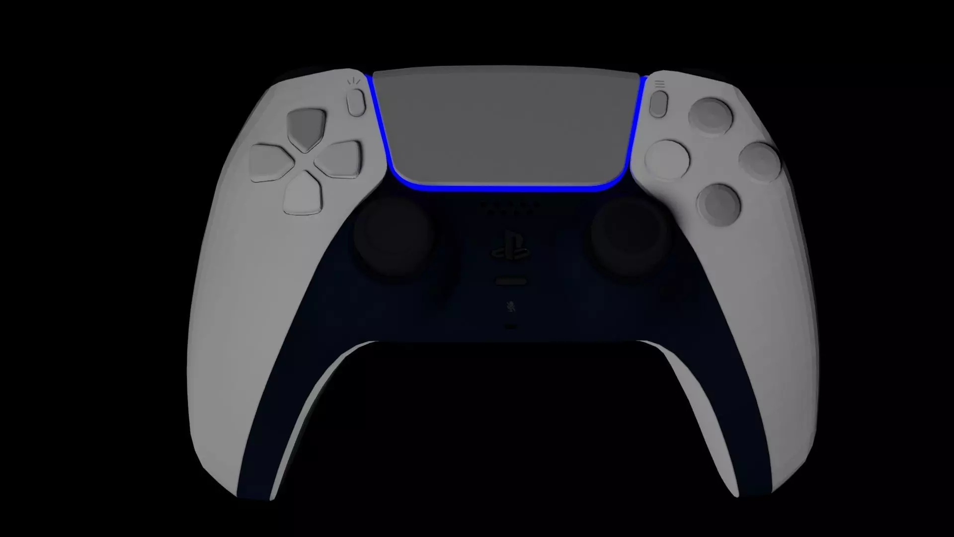 DualSense Controller Playstation 5 3D model Low-poly 3D model 3D model_0