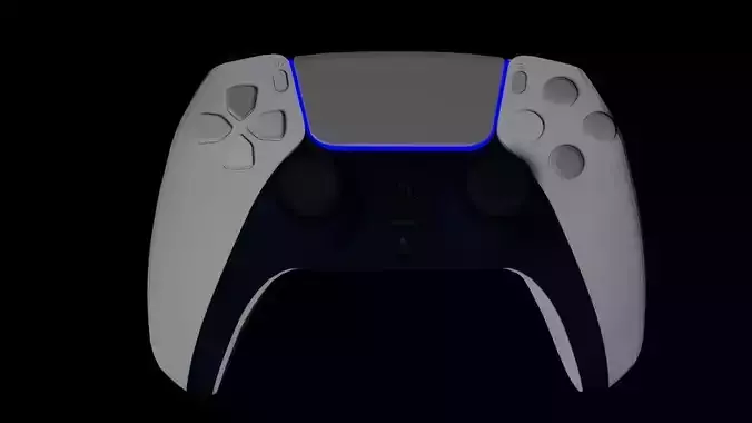 DualSense Controller Playstation 5 3D model Low-poly 3D model