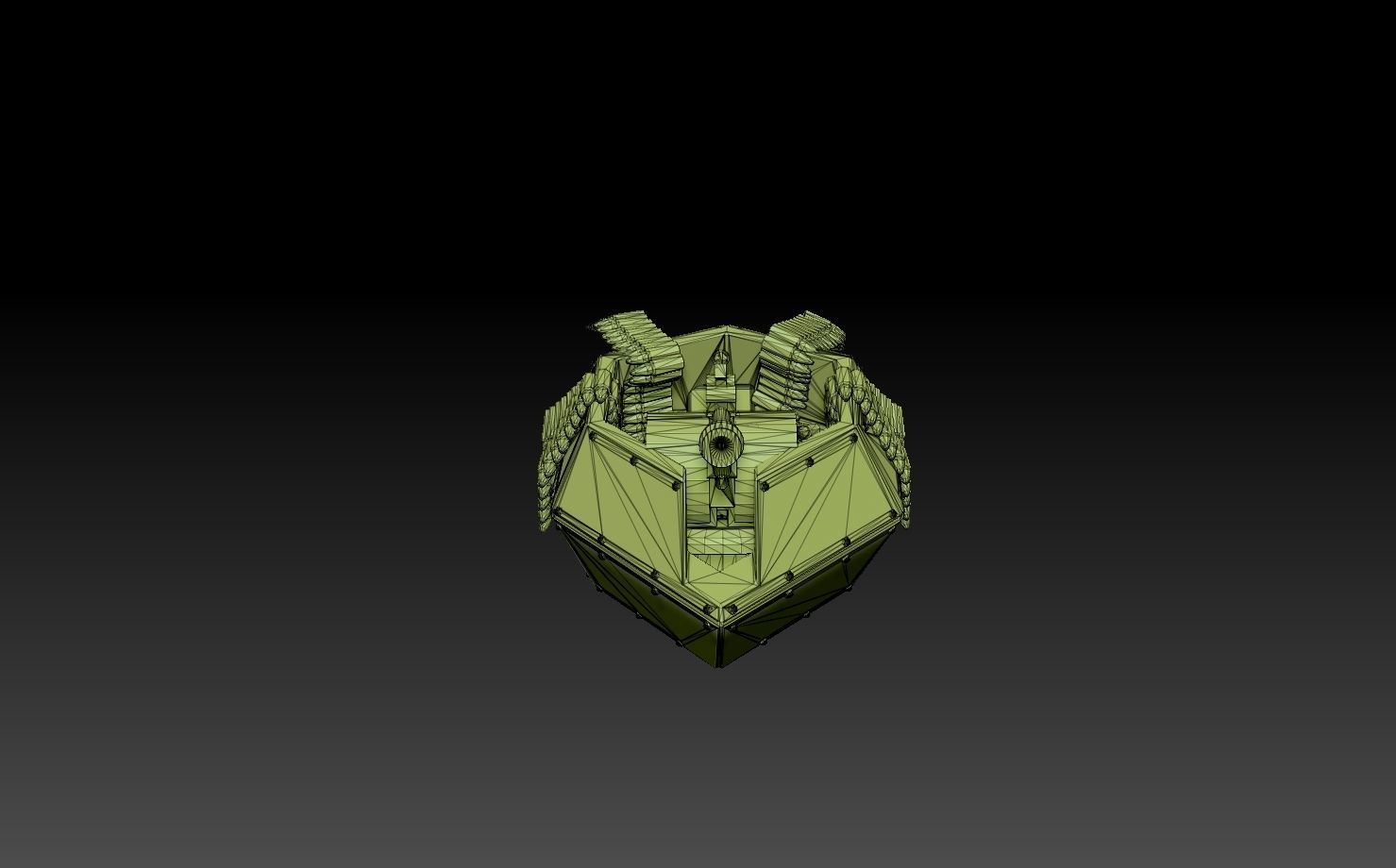 AA Gun Pillbox Turret 3D print model_21