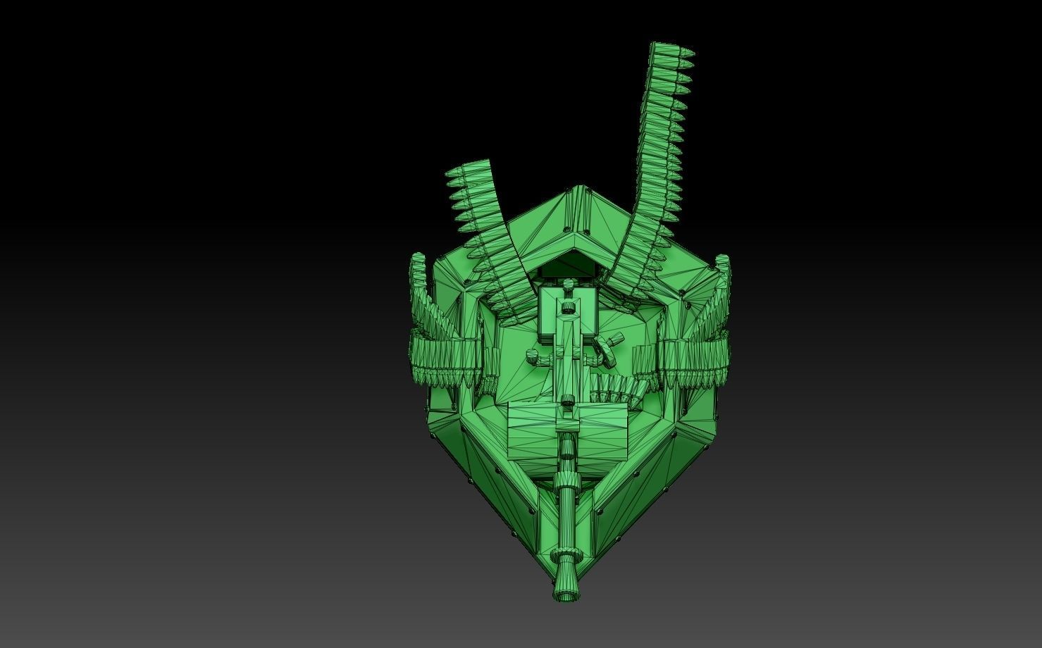 AA Gun Pillbox Turret 3D print model_16