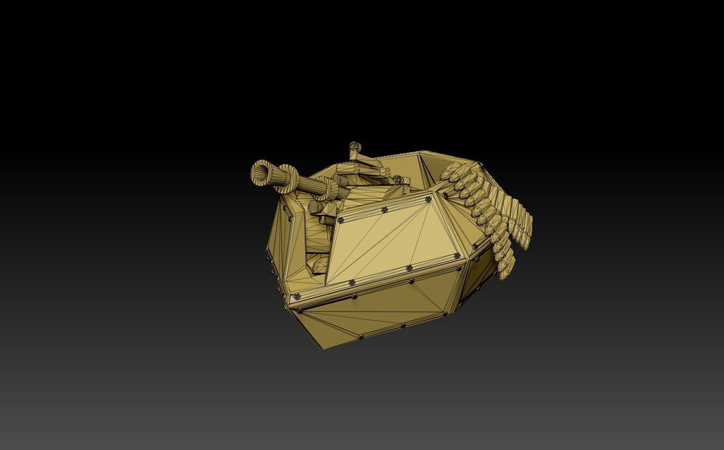 AA Gun Pillbox Turret 3D print model_19