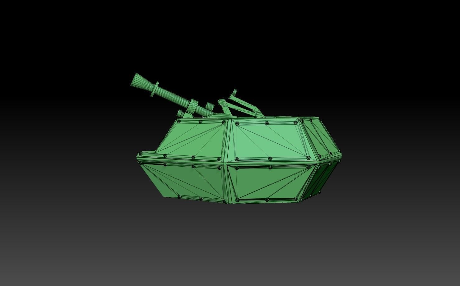 AA Gun Pillbox Turret 3D print model_14