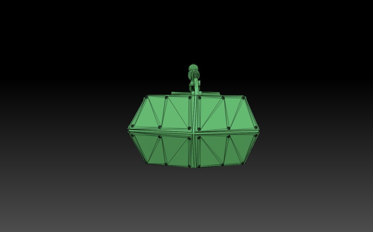 AA Gun Pillbox Turret 3D print model_10