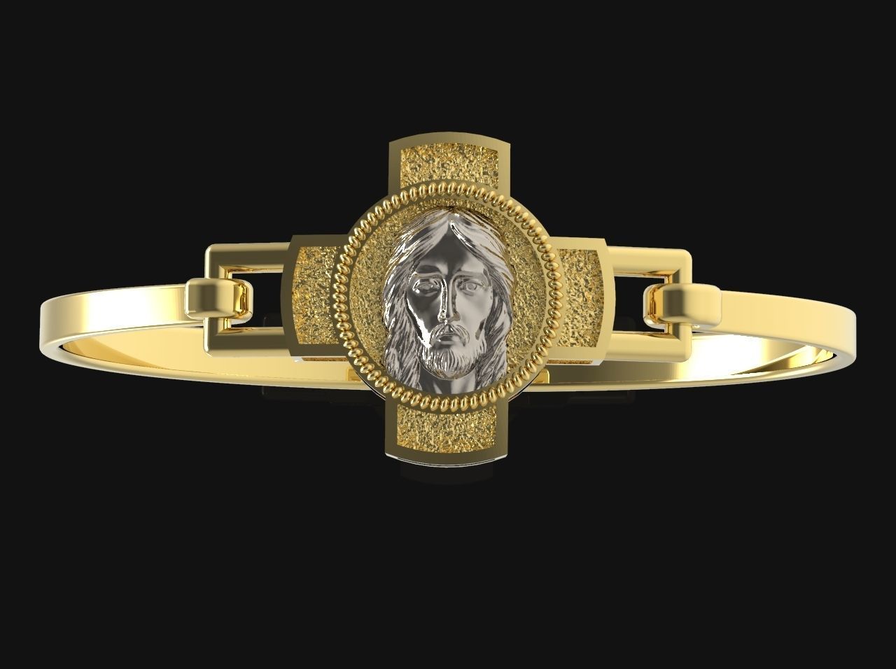 BRACELET CROSS N - 16 3D print model_2