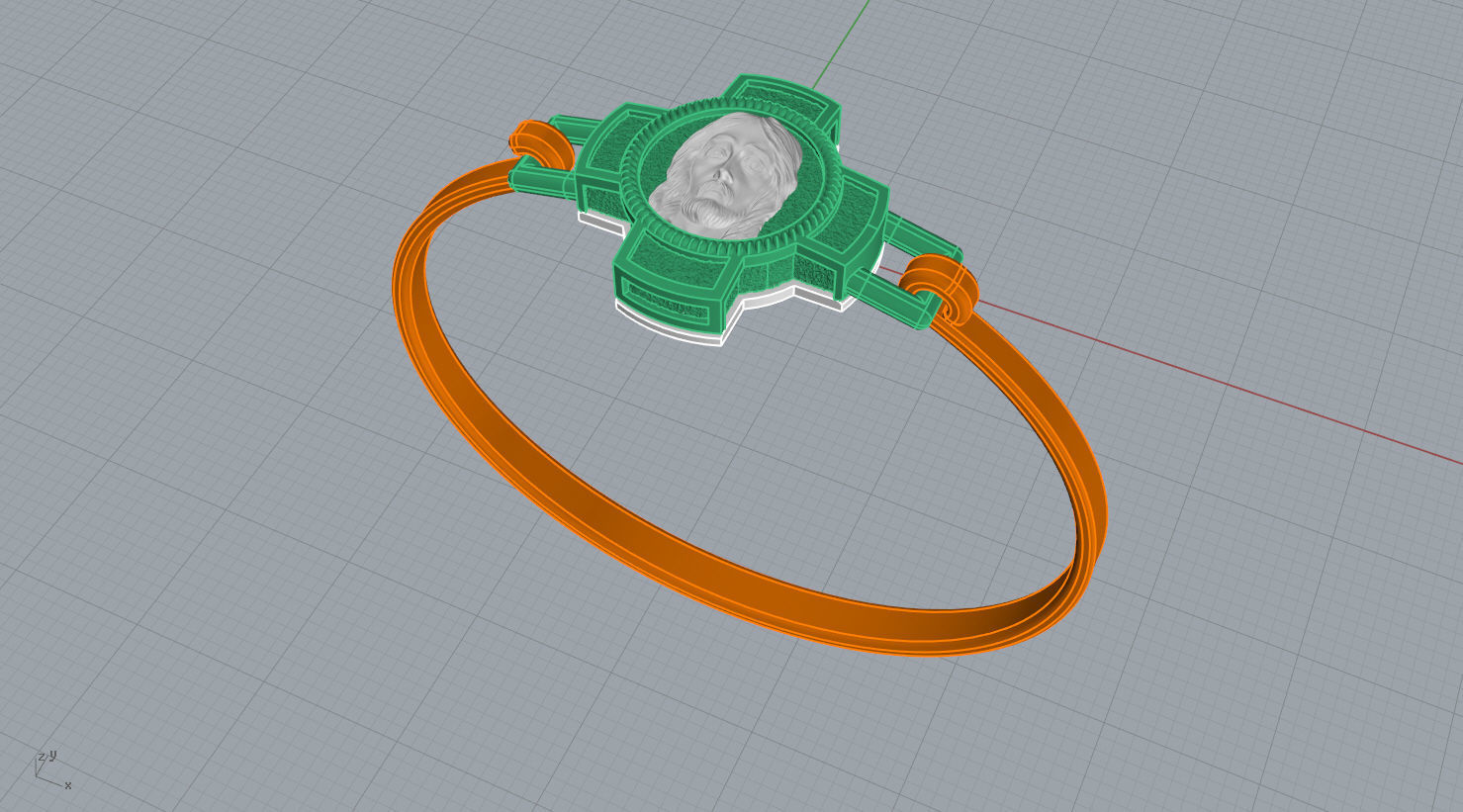 BRACELET CROSS N - 16 3D print model_19