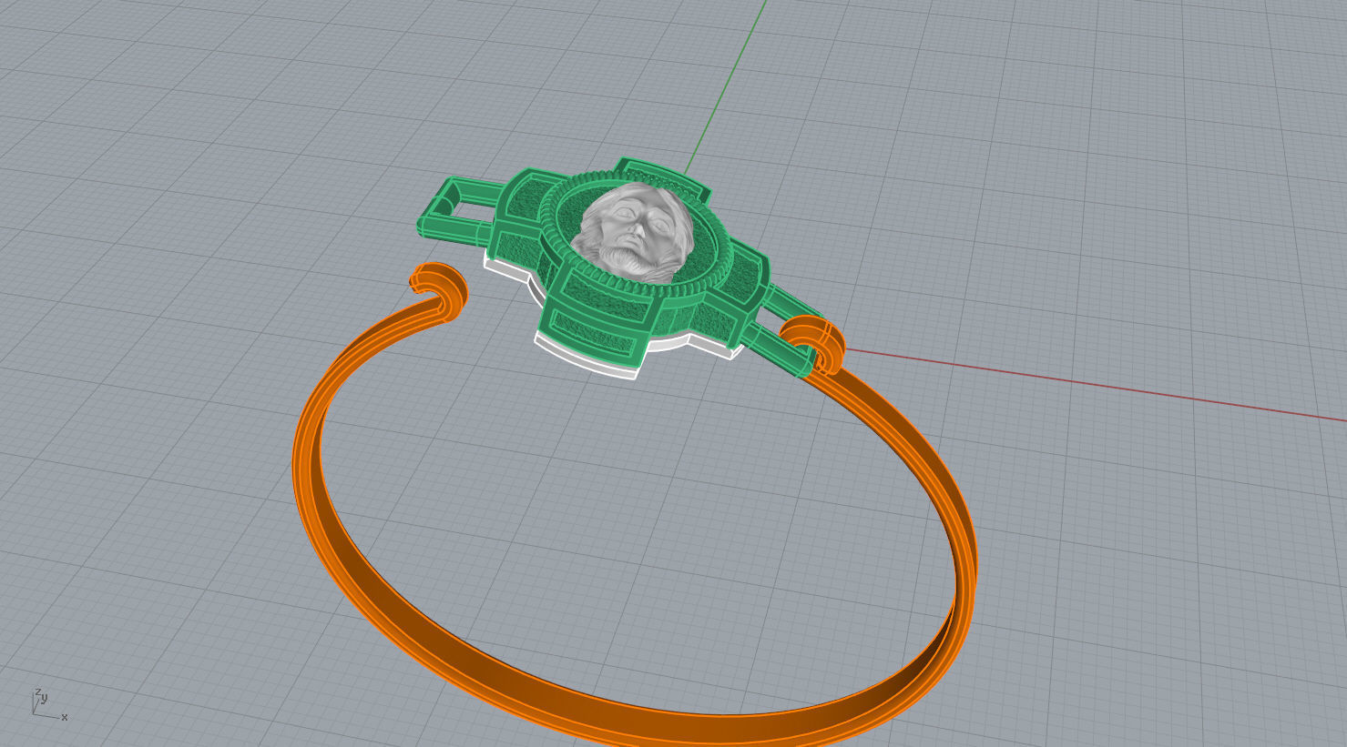 BRACELET CROSS N - 16 3D print model_21